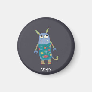 Aimant Nom personnalisé Monster Sidney