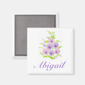 Aimant NOM PERSONNALISÉ - Sweetpea Girl's / Woman's Magne (Recto/Verso)