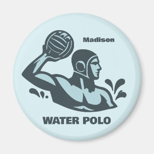 Aimant Nom personnalisé Water Polo