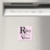 Aimant Nom Signification de l'aimant : Riley signifie Val (In Situ (Lave-vaisselle))