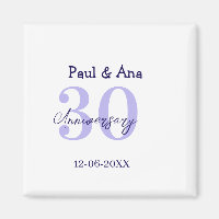 nom simple en lettre gras violet 30e anniversaire