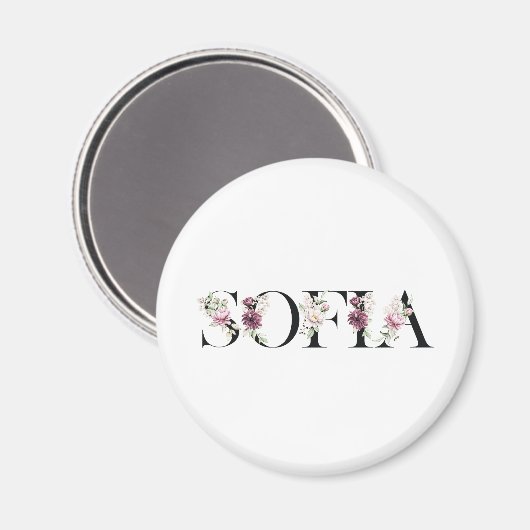 Aimant Nom Sofia. (Recto/Verso)