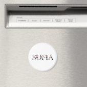 Aimant Nom Sofia. (In Situ (Lave-vaisselle))