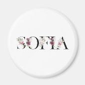 Aimant Nom Sofia. (Devant)