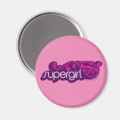 Aimant Nom Super Supergirl et Bouclier S (Recto/Verso)