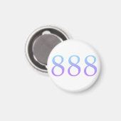 Aimant Nombre d'ange 888 - Équilibre (Recto/Verso)
