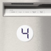 Aimant Nombre - Quatre - 4 (In Situ (Lave-vaisselle))