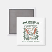 Aimant Non À Vendre Parcs Nationaux Soutien Nos Parcs &am (Recto/Verso)