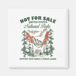 Aimant Non À Vendre Parcs Nationaux Soutien Nos Parcs &am
