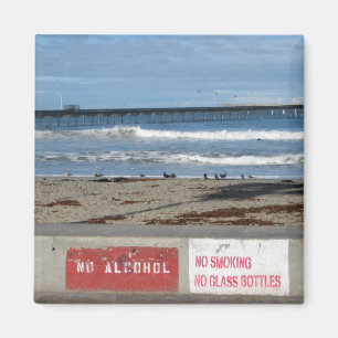 Aimant Non-fumeurs, aucun alcool, aucunes bouteilles en