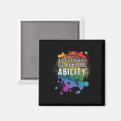 Aimant Non Handicap Une capacité différente Autisme (Recto/Verso)