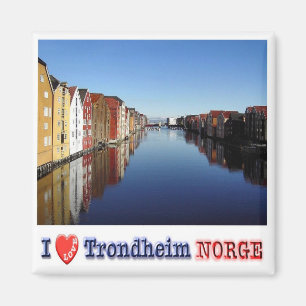 Aimant NON - Norvège - Trondheim - I Love