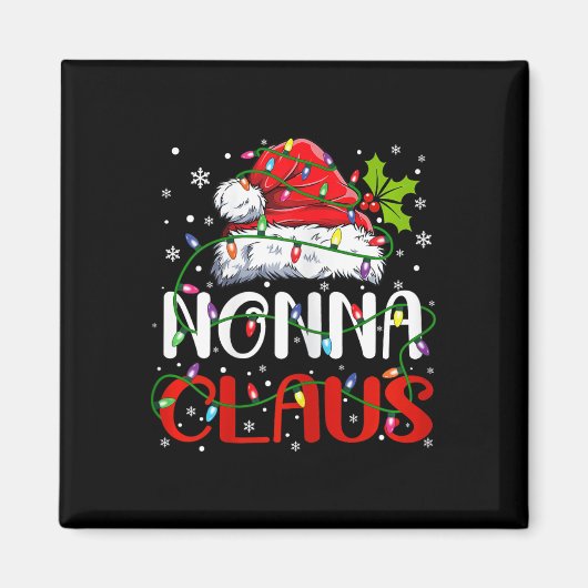 Aimant Nonna Claus Noël Père Noël Correspondances famille (Devant)