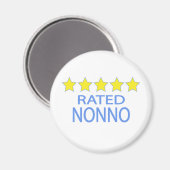 Aimant Nonno cinq étoiles (Recto/Verso)