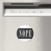 Aimant NOPE - BlackBox blanc (In Situ (Lave-vaisselle))