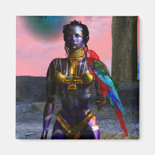 AIMANT NORA CYBER WARRIOR AVEC MACAW