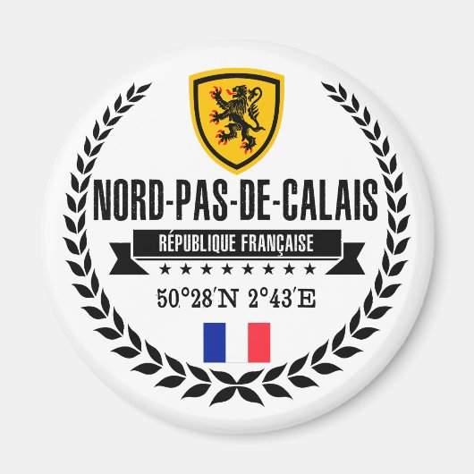 Aimant Nord-Pas-de-Calais (Devant)