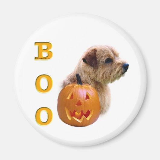 Aimant Norfolk Terrier Boo (Devant)