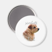 Aimant Norfolk Terrier Papa 2 (Recto/Verso)