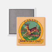 Aimant North Bay (Ontario) - (Recto/Verso)
