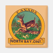 Aimant North Bay (Ontario) - (Devant)