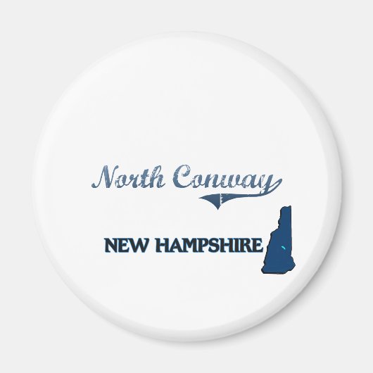 Aimant North Conway New Hampshire City Classic (Devant)