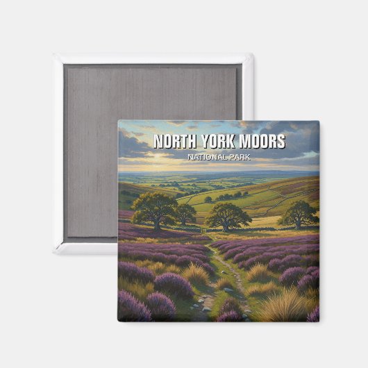 Aimant North York Moors National Park England (Recto/Verso)