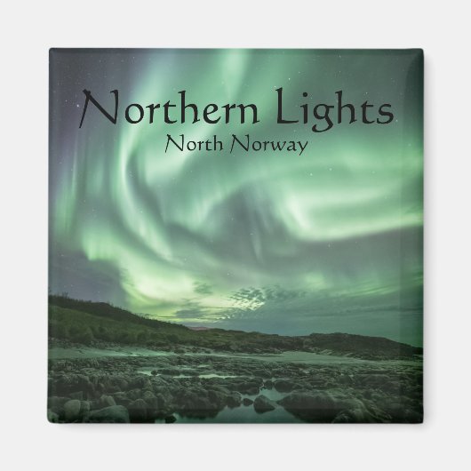 Aimant Northern Lights Norvège (Devant)