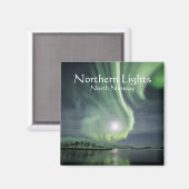 Aimant Northern Lights Norvège (Recto/Verso)