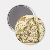 Aimant Northumberland Comté Angleterre Ancien Carte Antiq (Recto/Verso)