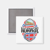 Aimant Norvège (Recto/Verso)