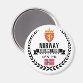 Aimant Norvège (Recto/Verso)