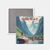 Aimant Norvège (Recto/Verso)