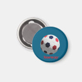 Aimant Norvège football (Recto/Verso)
