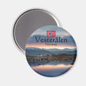 Aimant Norvège Vesteralen Souvenir (Recto/Verso)