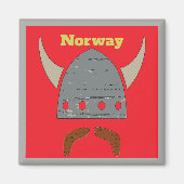Aimant Norvège, Viking Head (Devant)