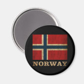 Aimant Norvège vintage (Recto/Verso)