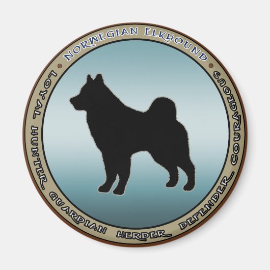 Aimant Norvégien Elkhound (Devant)
