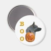 Aimant Norvégien Elkhound Boo (Recto/Verso)