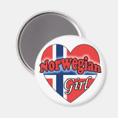 Aimant Norwegian Girl (Recto/Verso)