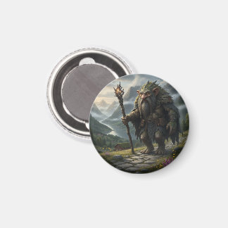 Aimant Norwegian Mountain Troll-Folklore Art