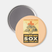 Aimant Nos garçons ont besoin de Sox (Recto/Verso)