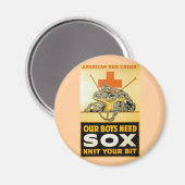 Aimant Nos Garçons Ont Besoin De Sox ~ Knit Your Bit (Recto/Verso)