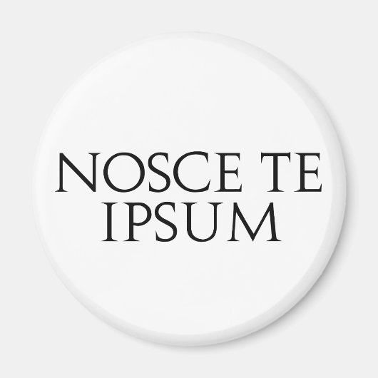 Aimant Nosce Te Ipsum (Devant)
