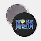 Aimant Nosework pour chiens avec parfum discriminatoire (Recto/Verso)