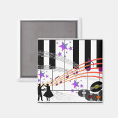 Aimant Nostalgie du sock Hop...Souvenez-vous des années c (Recto/Verso)