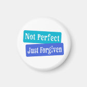 Aimant Not Perfect Just Forgiven Christian (Devant)