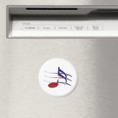 Aimant Note de musique patriotique (In Situ (Lave-vaisselle))
