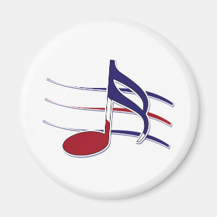 Aimant Note de musique patriotique