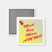 Aimant Note Pour Soi Doit Acheter Plus De Mangs (Recto/Verso)